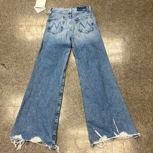 MOTHER Superior The Tomcat Roller Chew Flare Jeans Size 23